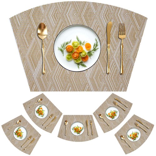 Woven vinyl placemats for - woven,