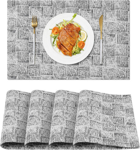 Fabric placemats set 4 - fabric,
