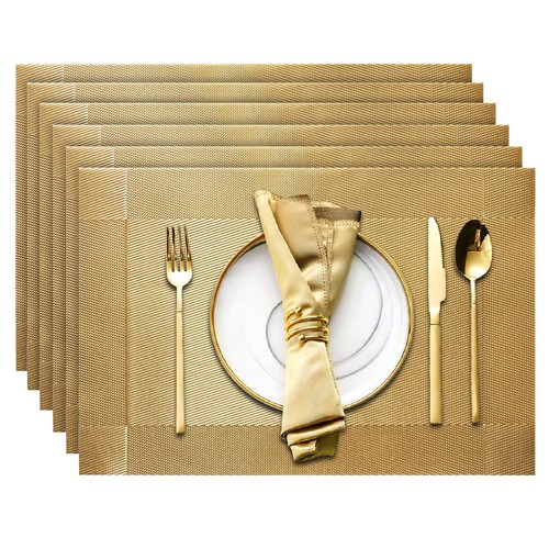 Pcs table placemats heat - 6,