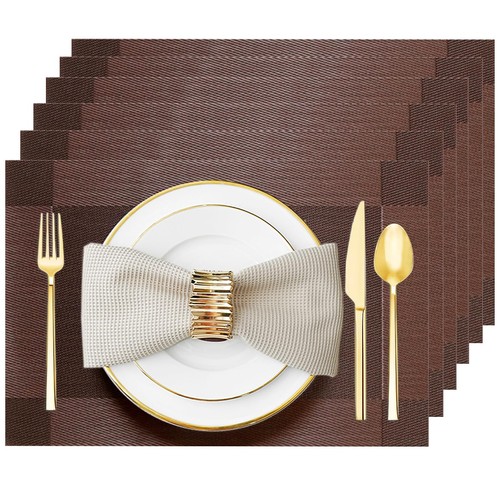 Brown vinyl heat resistant - brown,
