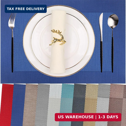 Vinyl placemats heat - vinyl, heat-resistant