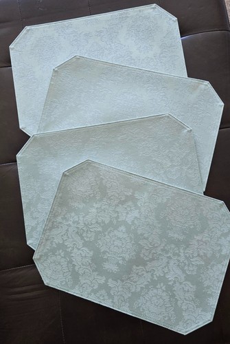 Set embroidered seafoam - set, 4