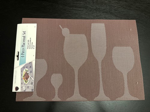 Piece placemat set x - set, 18"