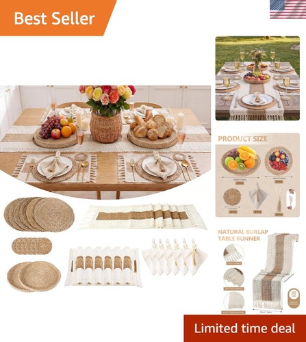 Set boho table placemats - boho,