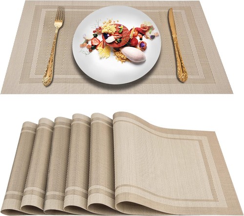 Pcs beige linen look woven - linen,