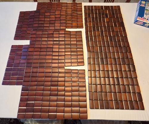 Set dark wood flexible - dark,