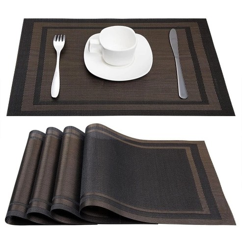 6pcs hebe washable placemats - hebe,