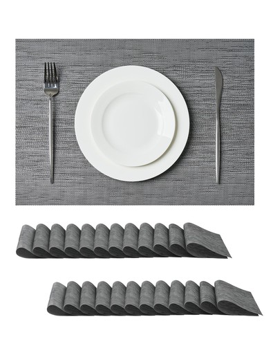 Leetaltree grey placemats - leetaltree,
