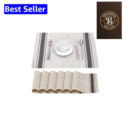 Chic washable table - mats, set