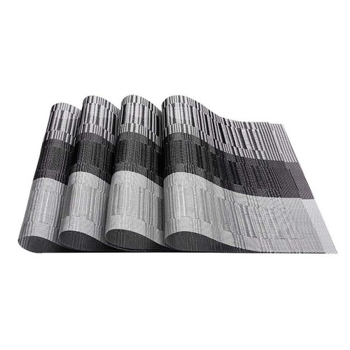 4pcs pvc placemats 45 cm - pvc, x