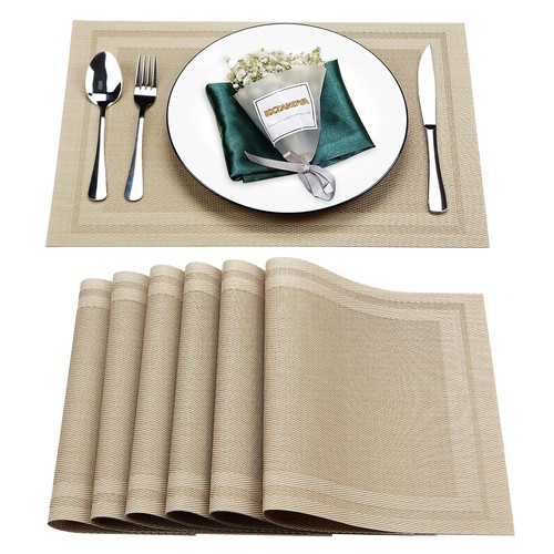 Beige vinyl dining pvc - beige,