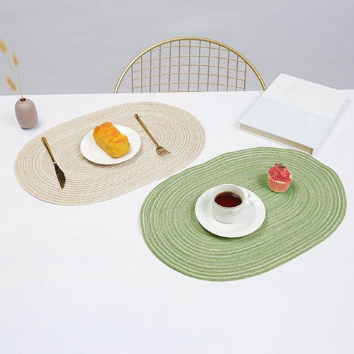 Oval placemats set four - oval,